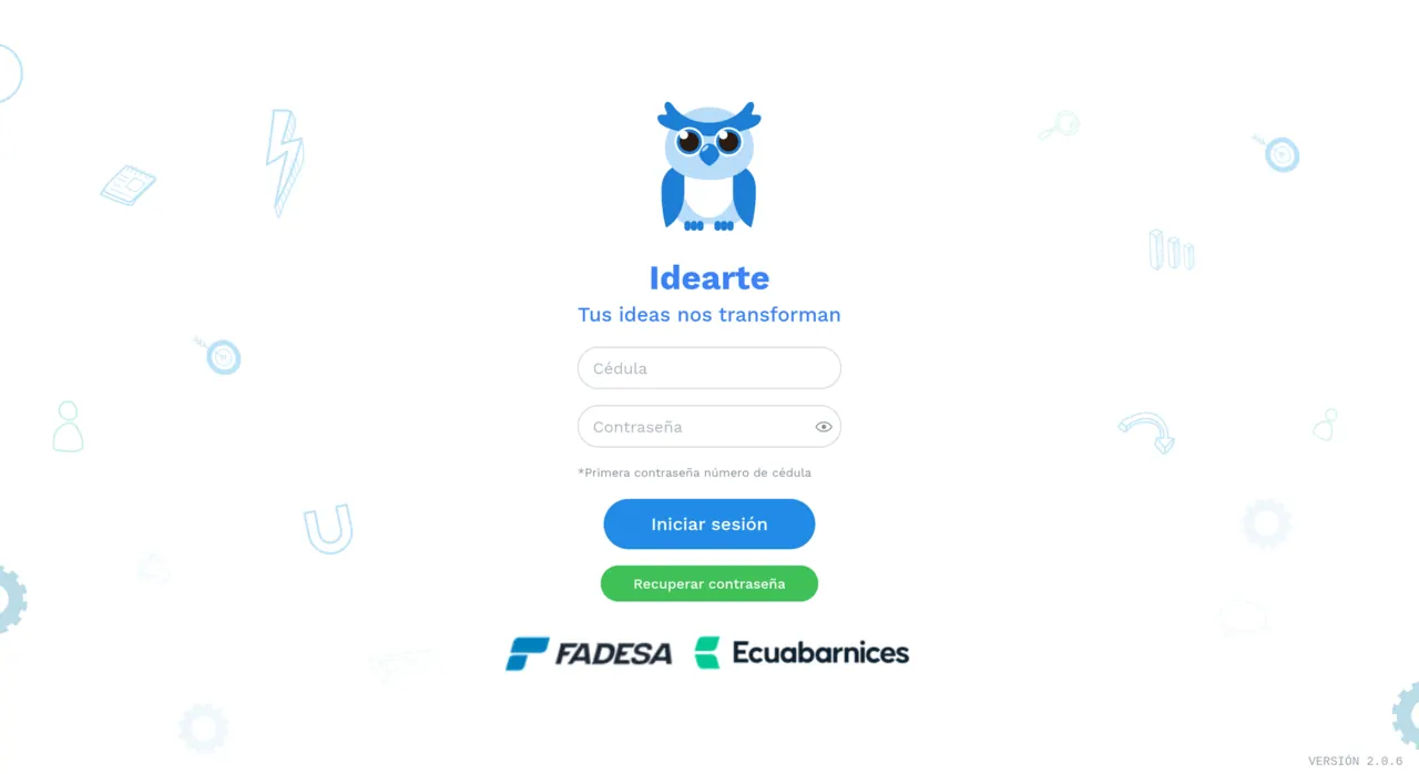 Vista previa de Idearte - Plataforma de ideas