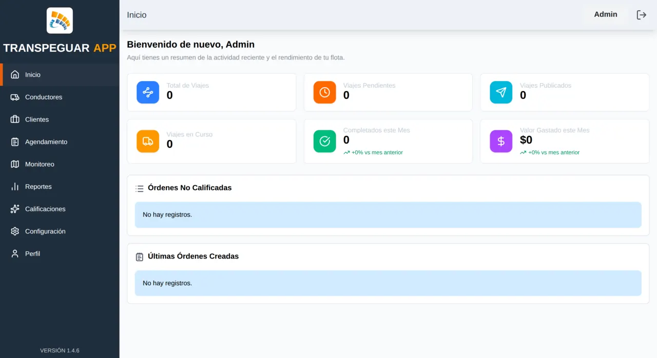 Fleet App — Plataforma de Viajes y Logística — imagen 2 de 4