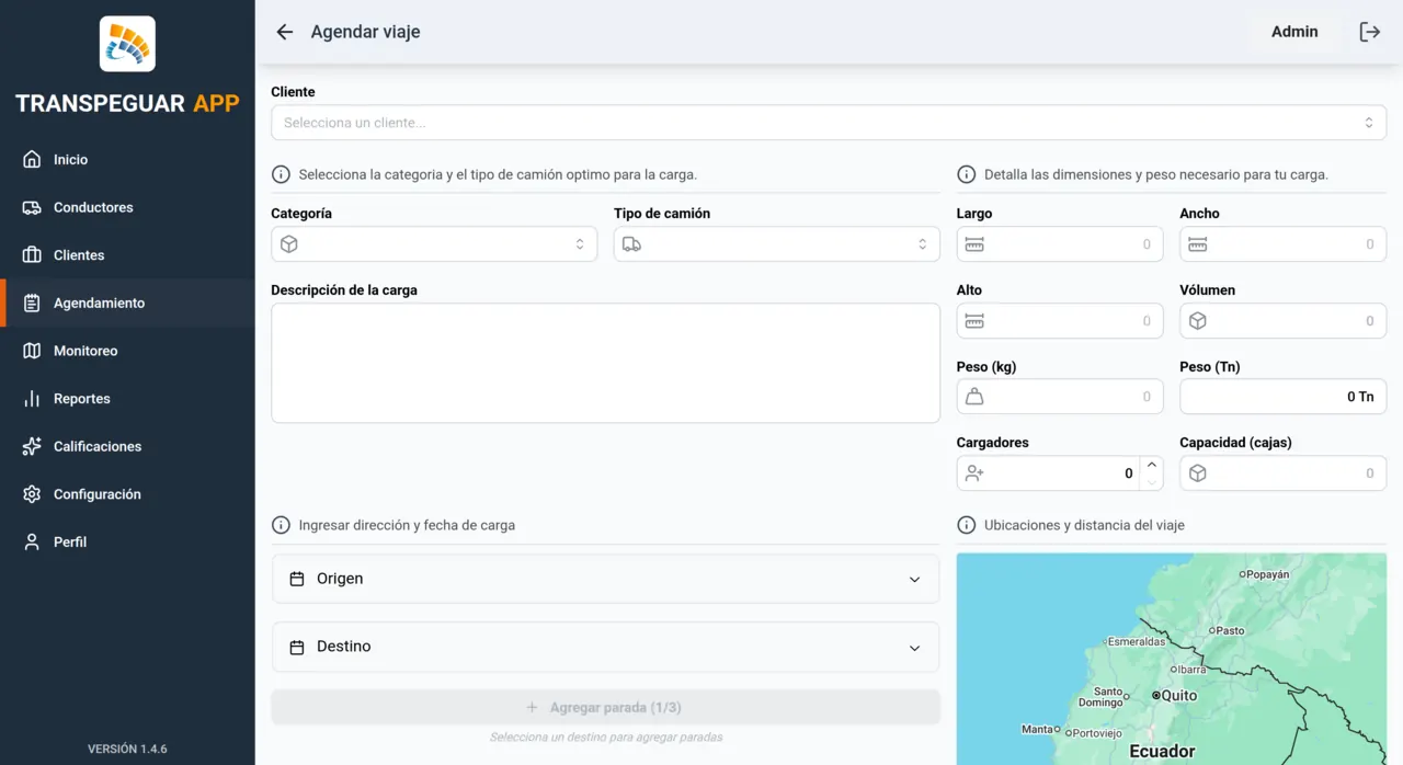 Fleet App — Plataforma de Viajes y Logística — imagen 4 de 4